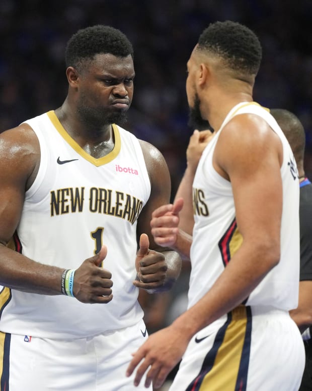 Zion Williamson and CJ McCollum